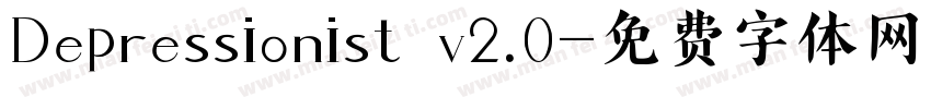 Depressionist v2.0字体转换